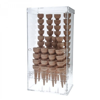 Ice Cream Display Customized Design Plexiglass Ice Cream Cone Holder
