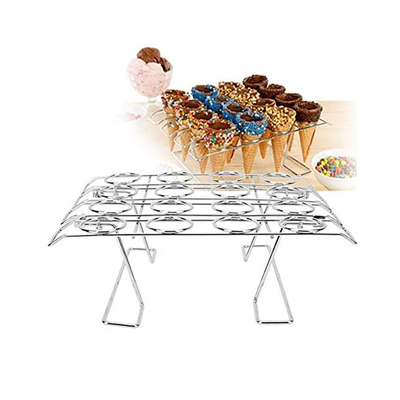 Sustainable New Design Cupcake Cones Baking Rack 16 Cavity Ice Cream Cone Cupcakes Holder